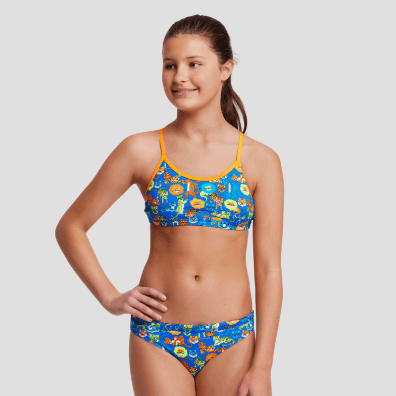 BIG CAT BASH Girls Racerback