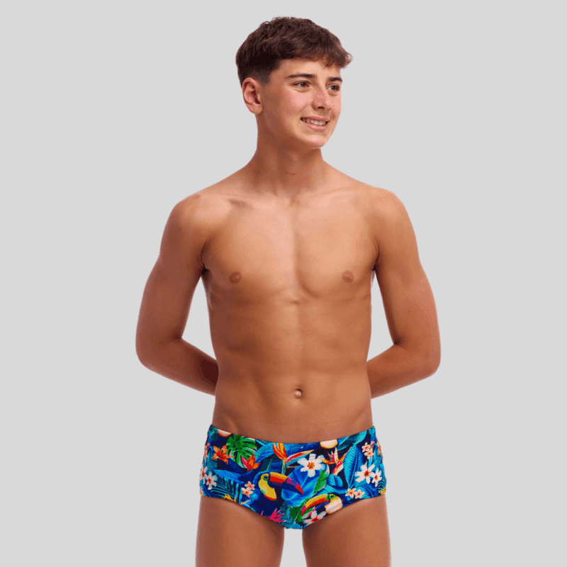 BIRDIE WORDIE Boys Sidewinder Trunks (14cm)