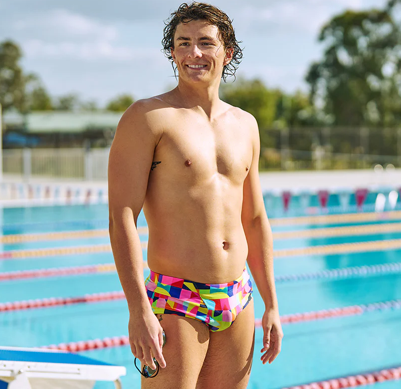 ON THE GRID Mens Sidewinder Trunks (14cm)