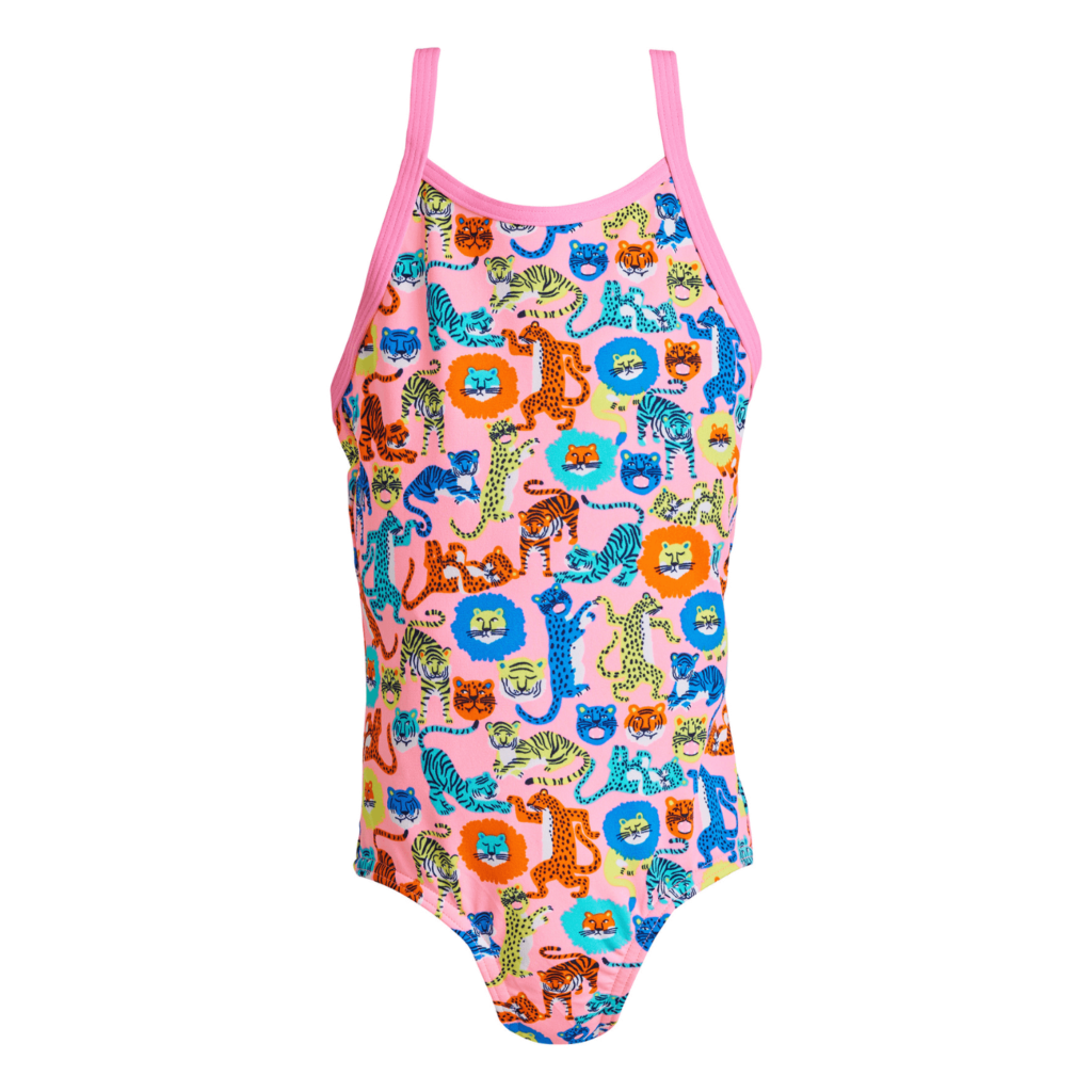 FELINE FIESTA Toddler Girls One Piece